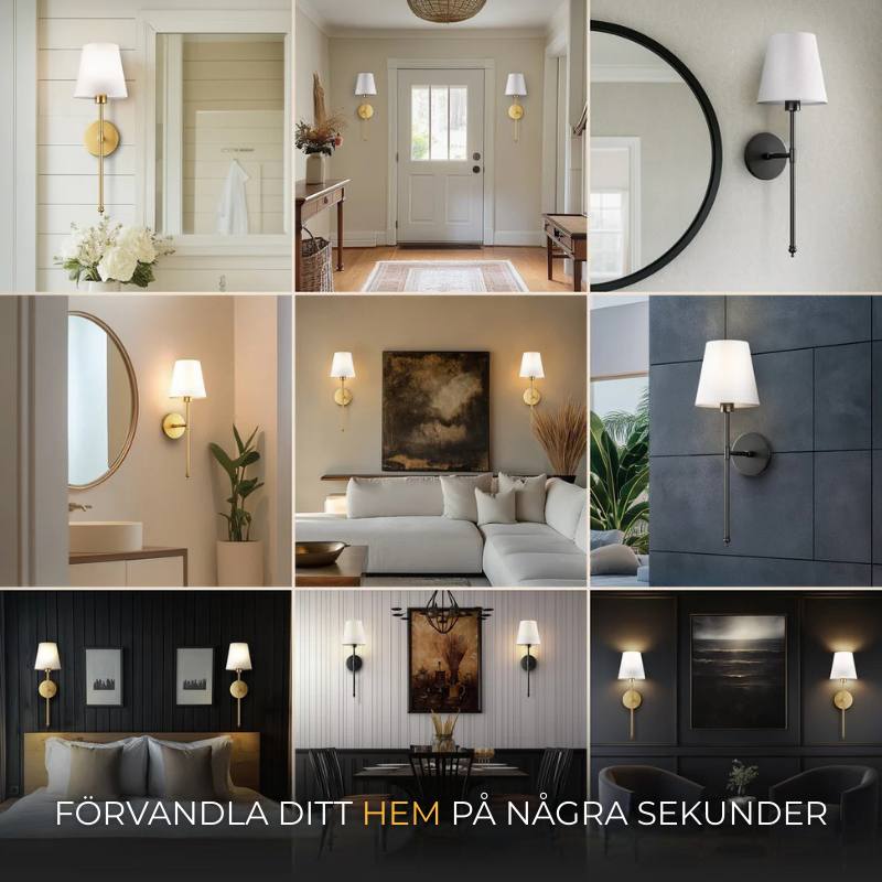 Trådlösa vägglampor (2-pack)