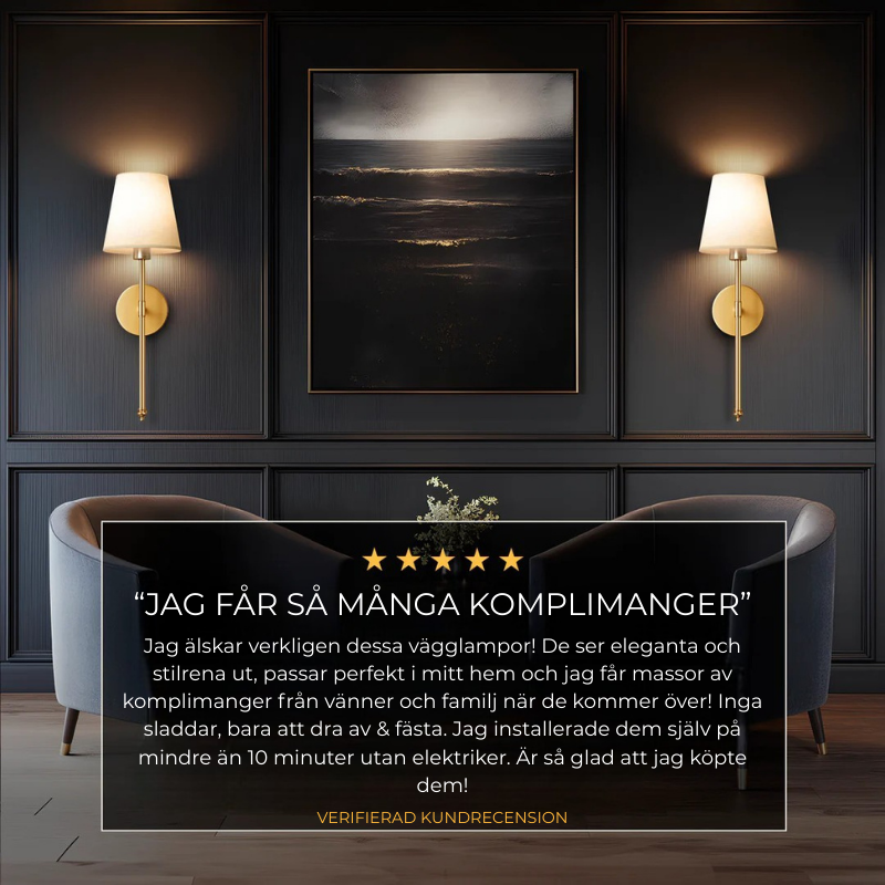 Trådlösa vägglampor (2-pack)